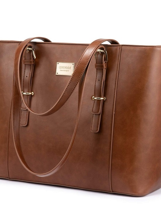 Lovevook Handbags - Lovevook Classic Brown Tote Bag